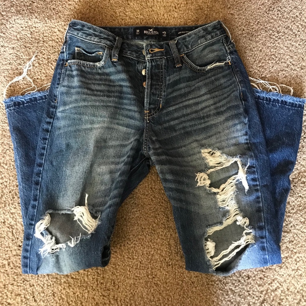 Hollister High Rise Vintage Straight jeans